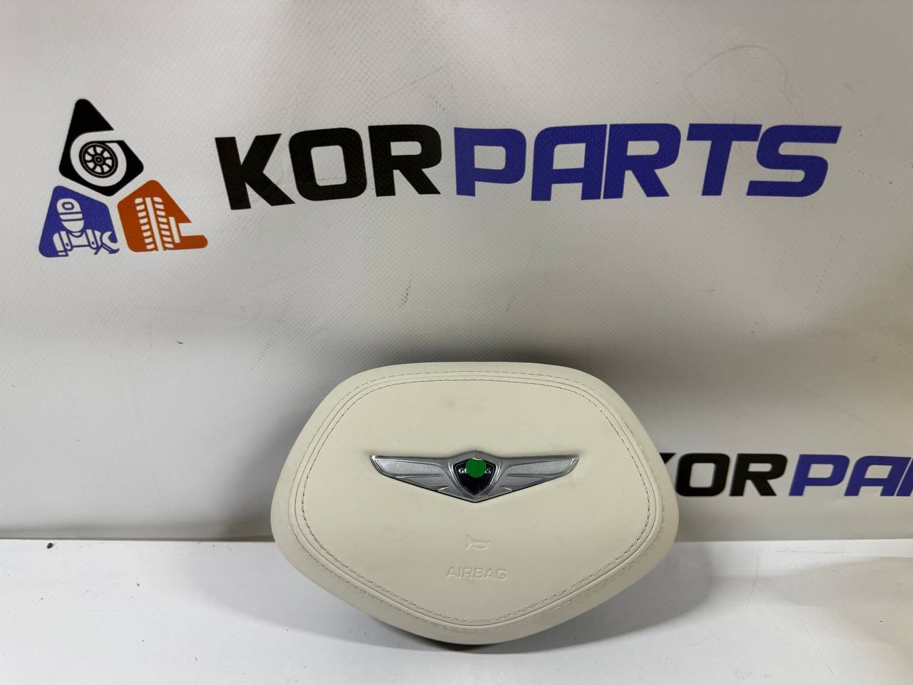 AgACAgIAAxkBAAIBZGld-1 Genesis GV70 MODULE ASSY-STRG WHEEL AIR BAG Модуль подушки безпеки керма 80100ARCA0GLW - Зображення 1