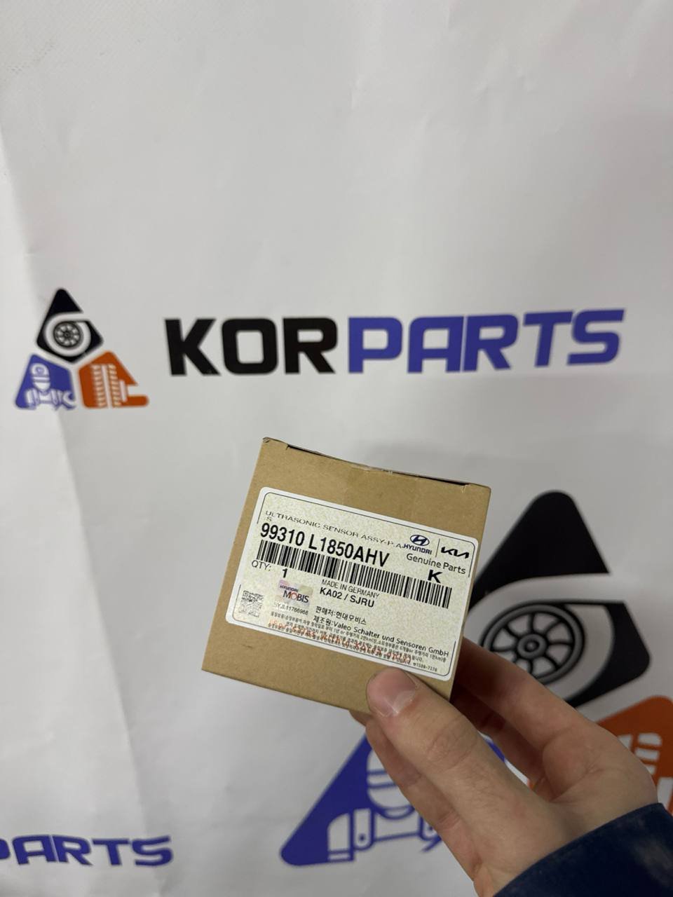 agacagiaaxkbaaid62lh Датчик паркування ультразвуковий (парктронік) Hyundai/Kia 99310L1850AHV - Зображення 1