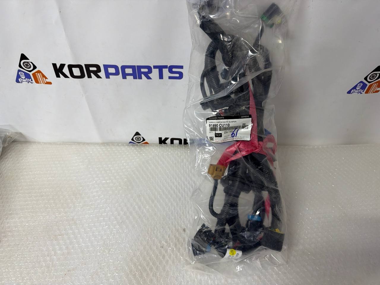 agacagiaaxkbaaiv4ml9 Genesis GV60 WIRING HARNESS-FR BUMPER Джгут проводів переднього бампера 91890cu110 - Зображення 1