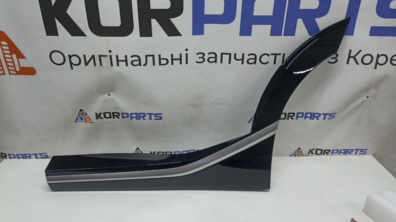 h0LwODIOOvdiMx1b88zgeodV4AT2MUwg Молдинг бічний задніх дверей лівий Kia EV6 Rear door side molding LH 87731cv600ahv - Зображення 1